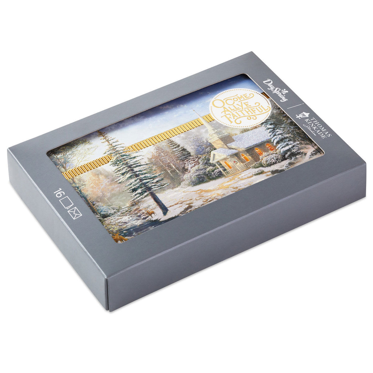 Christmas Boxed Cards: Tomas Kinkade Shepherds, 16 Cards & 16 Envelopes