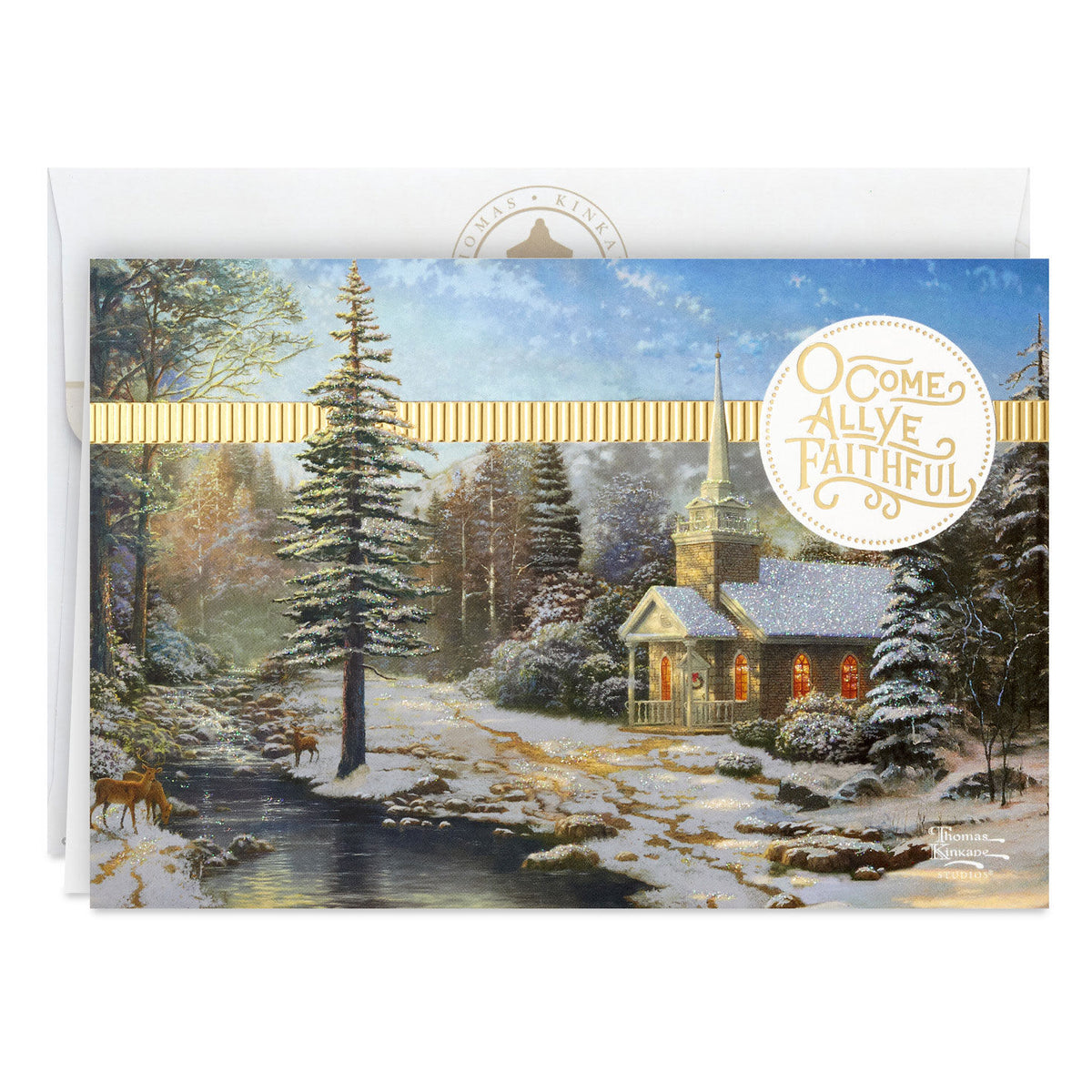 Christmas Boxed Cards: Tomas Kinkade Shepherds, 16 Cards & 16 Envelopes