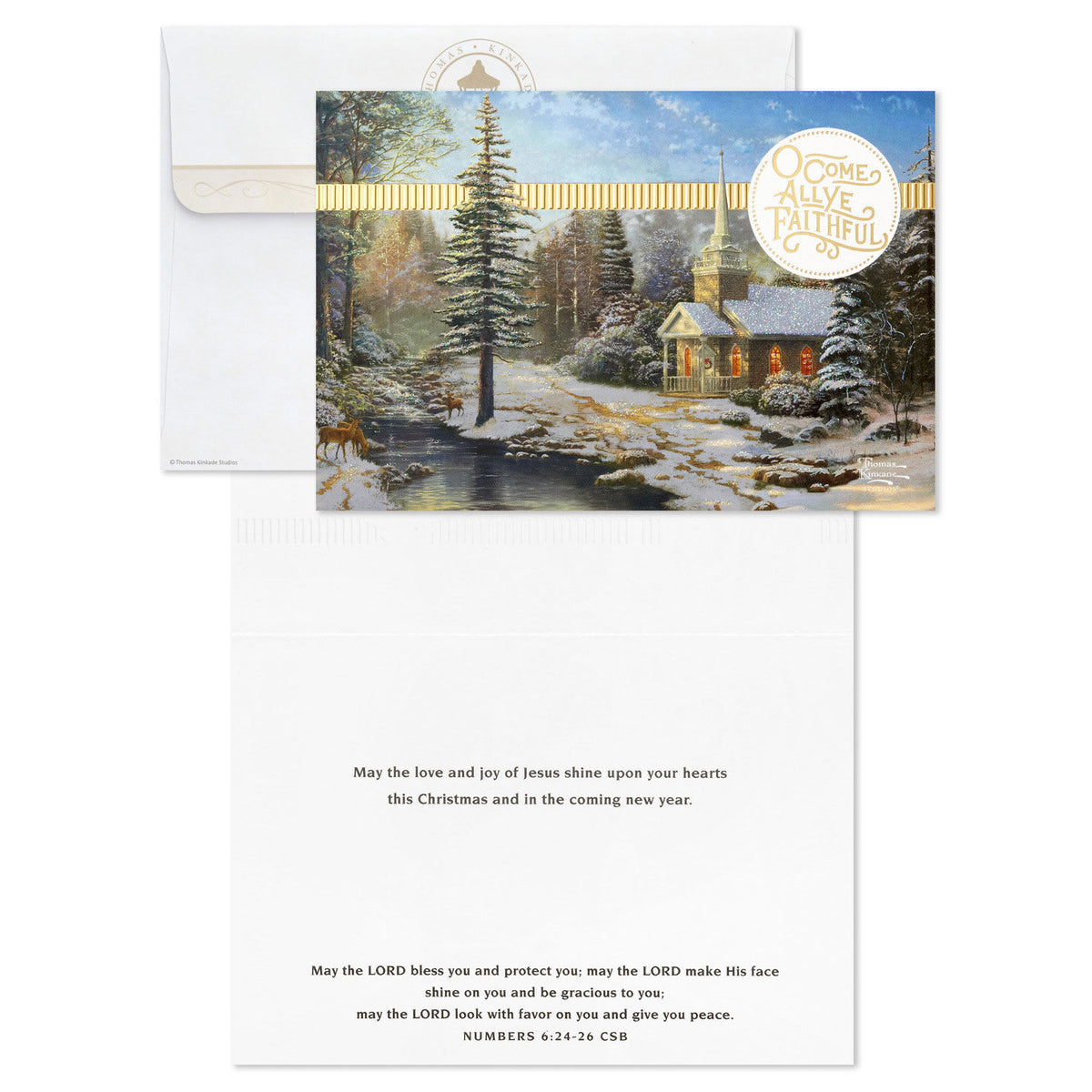 Christmas Boxed Cards: Tomas Kinkade Shepherds, 16 Cards & 16 Envelopes