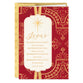 Christmas Boxed Cards: Red and Gold Jesus, 16 Cards & 16 Envelopes