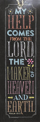 Bookmark Chalk With Tassel: My Help Comes From the Lord, the Maker of Heaven and Earth