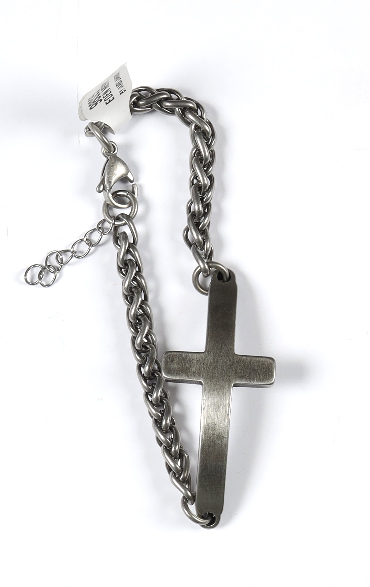 Just For Him Bracelet: Cross, Silver