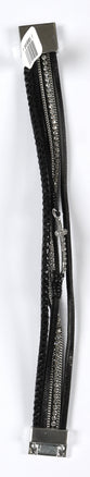 Magnetic Bracelet: Black Sparkle Cross