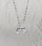 Necklace: Guardian Angel Silver (Zinc Base with Silver Overlay, Lobster Clasp)