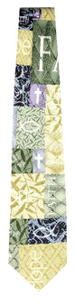 Silk Tie: Faith, Hope, Love 2 (Blue)
