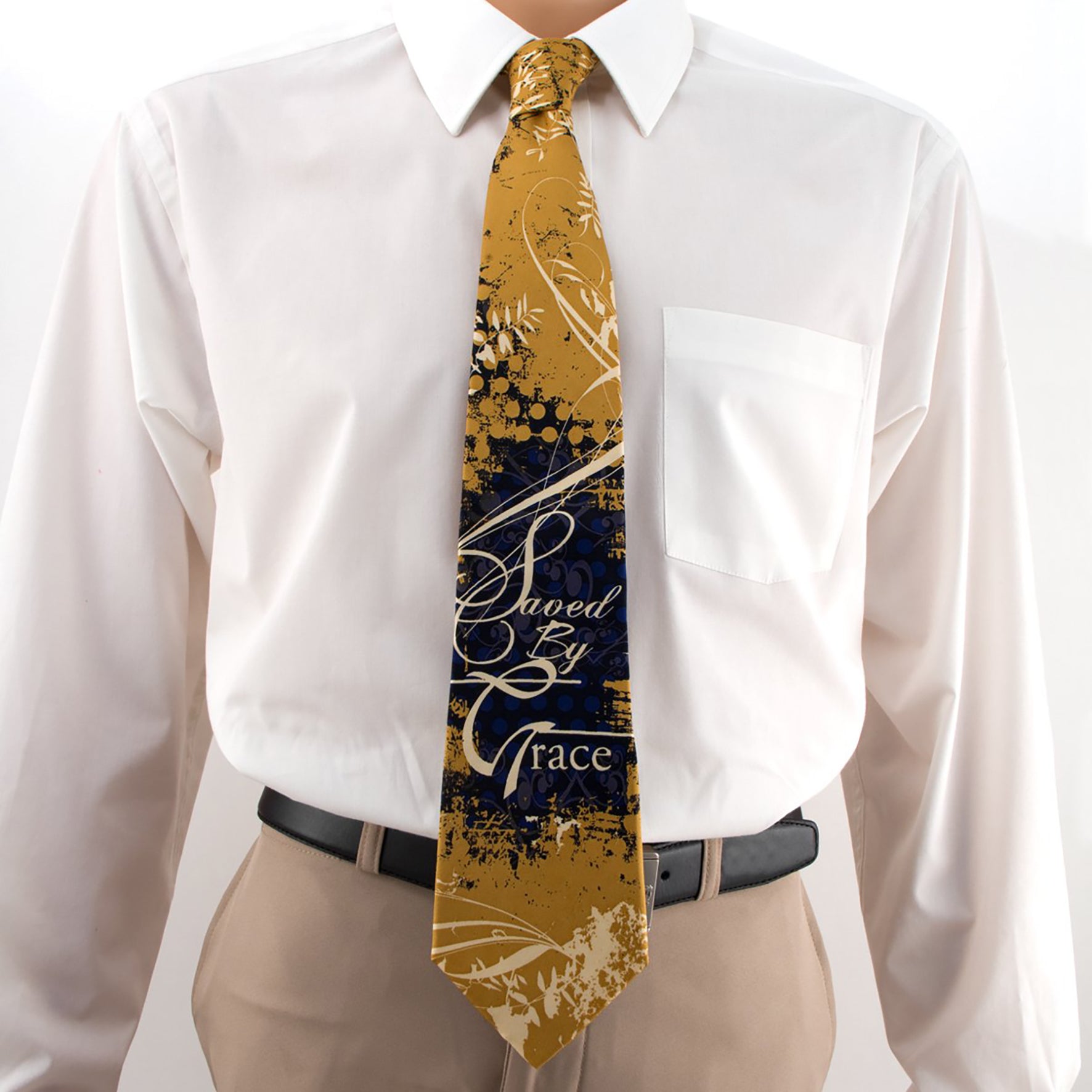 Silk Tie: Saved By Grace