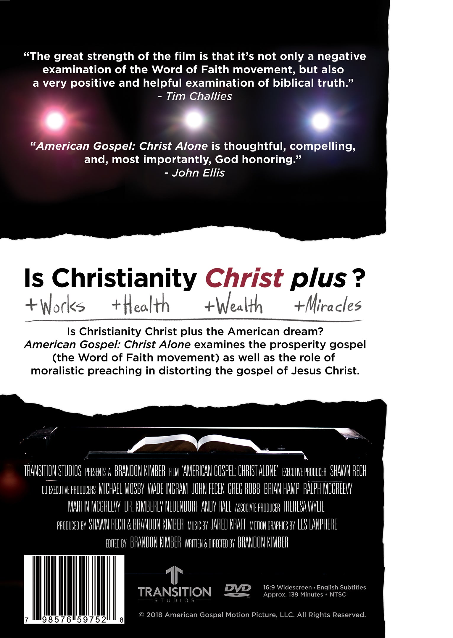 American Gospel: Christ Alone, DVD