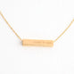 Necklace: The Chosen 4 Sided Gold (The Chosen Series)