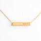 Necklace: The Chosen 4 Sided Gold (The Chosen Series)