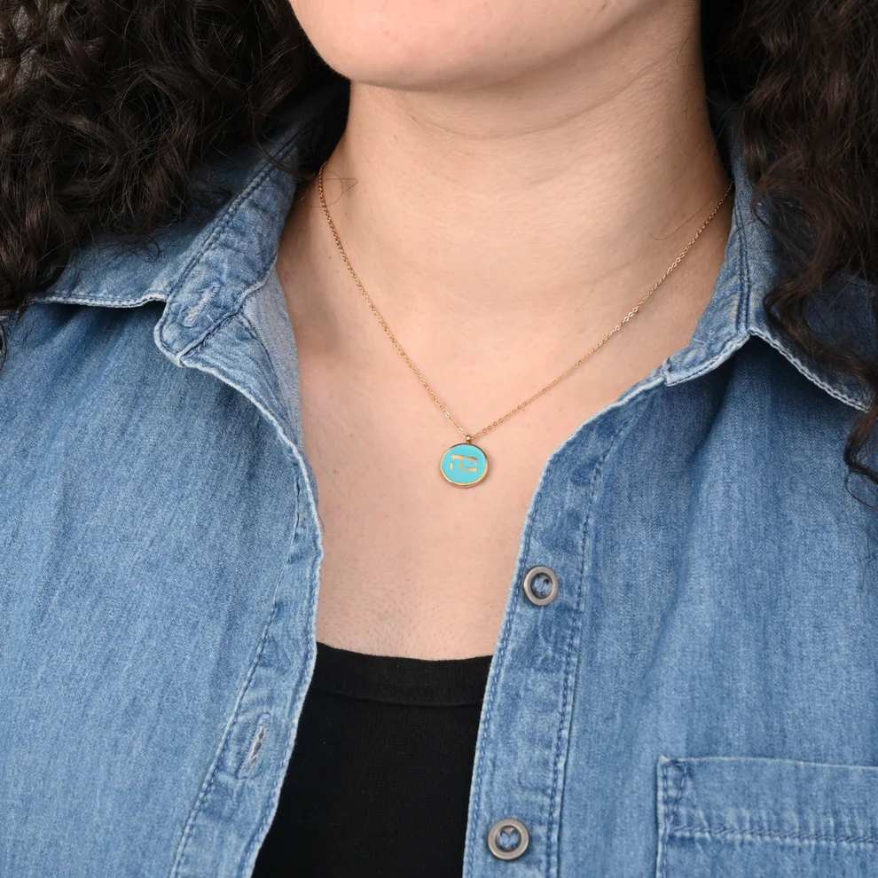 Necklace: Hebrews 5&2 Gold (The Chosen Series)