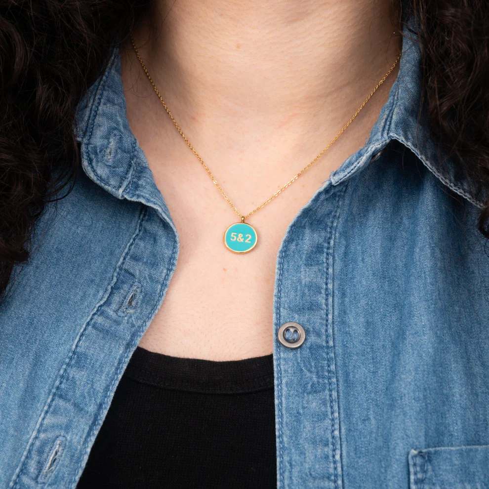 Necklace: Hebrews 5&2 Gold (The Chosen Series)