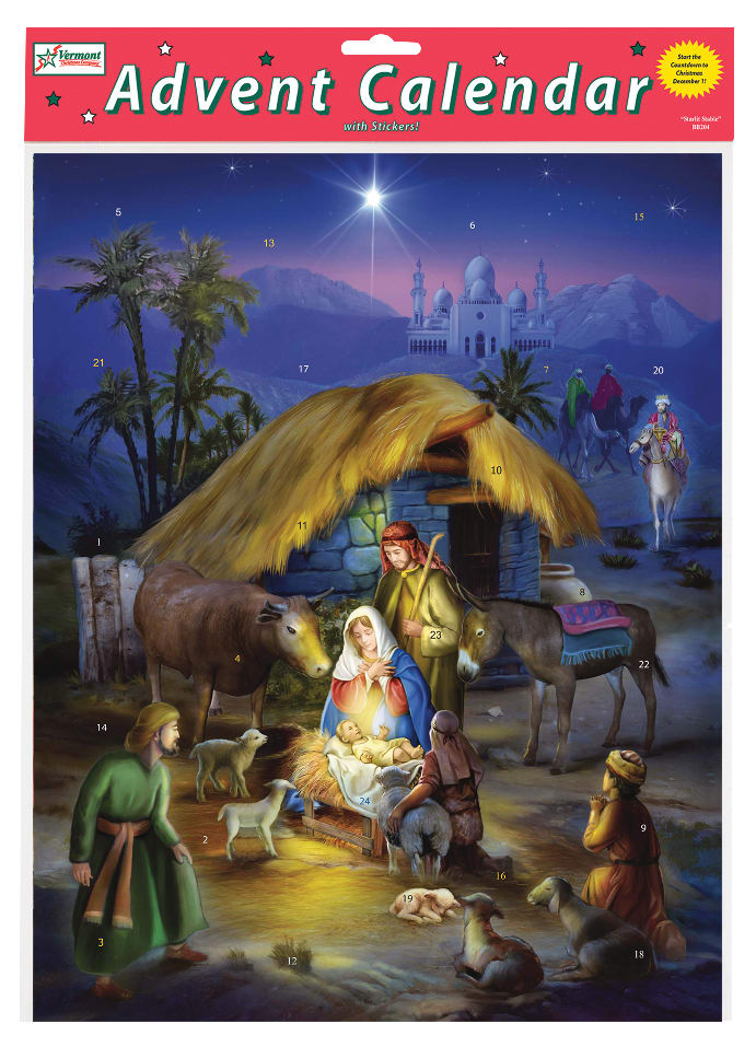 Advent Calendar: Blessed Nativity, No Glitter