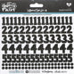 Black Eyes Peas (Black Numbers) (Illustrated Faith Homespun Number Stickers Series)