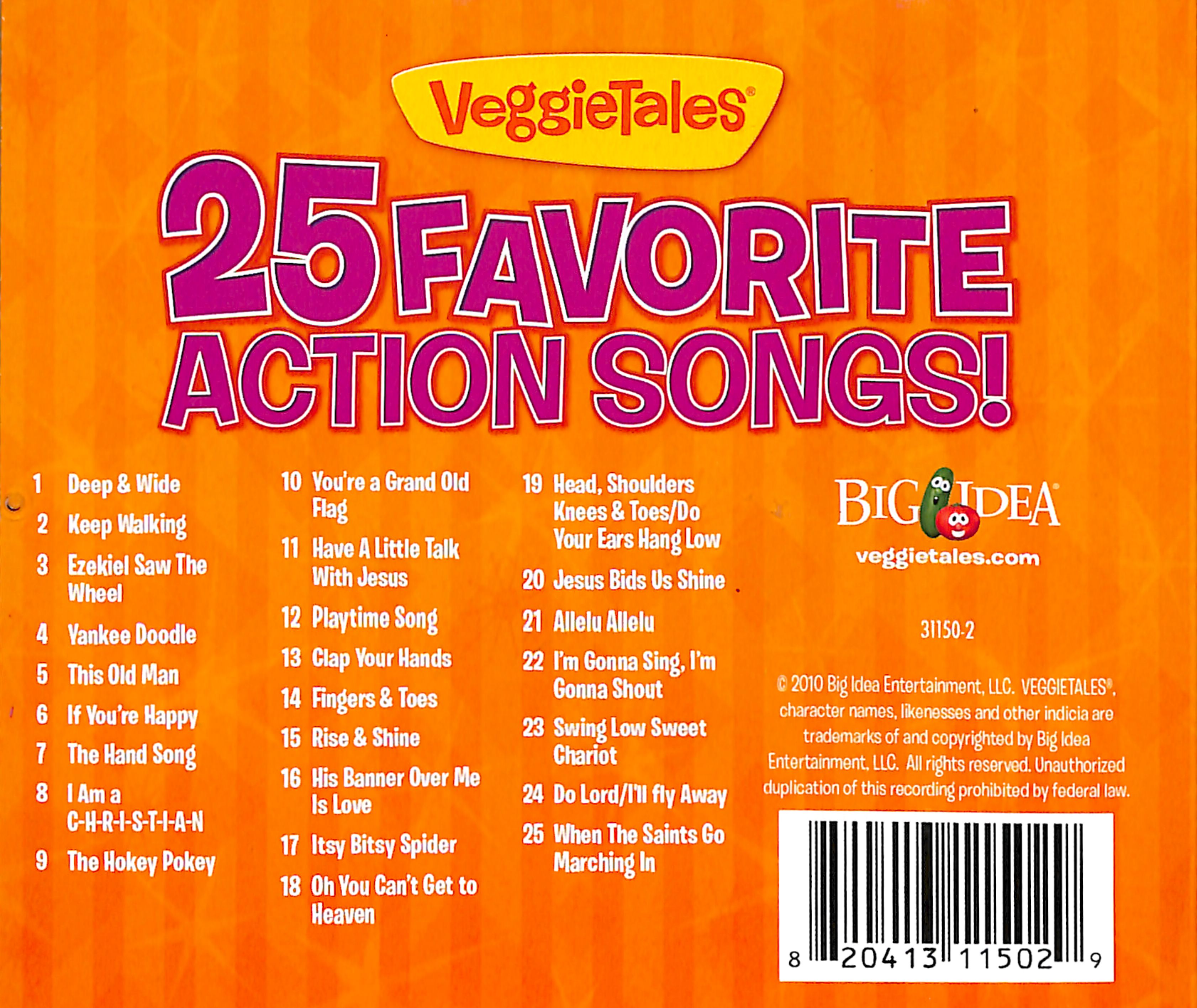 Veggie Tunes: 25 Favourite Action Songs