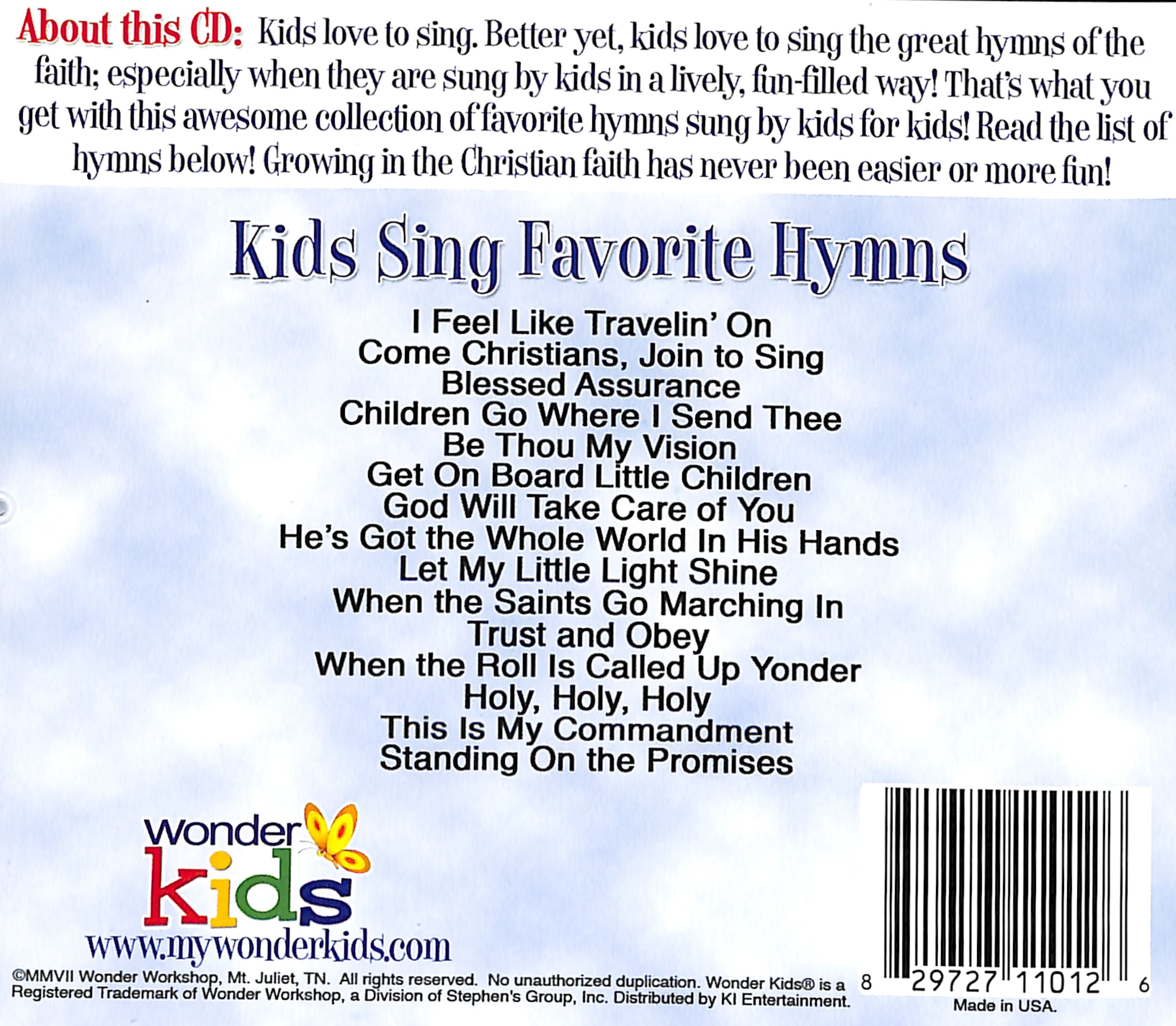 Kids Sing Favorite Hymns! Volume 2 (Kids Sing Series)