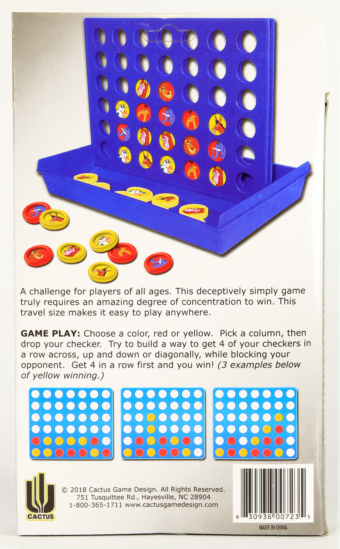Board Game: 4 in a Row (Noah's Ark)