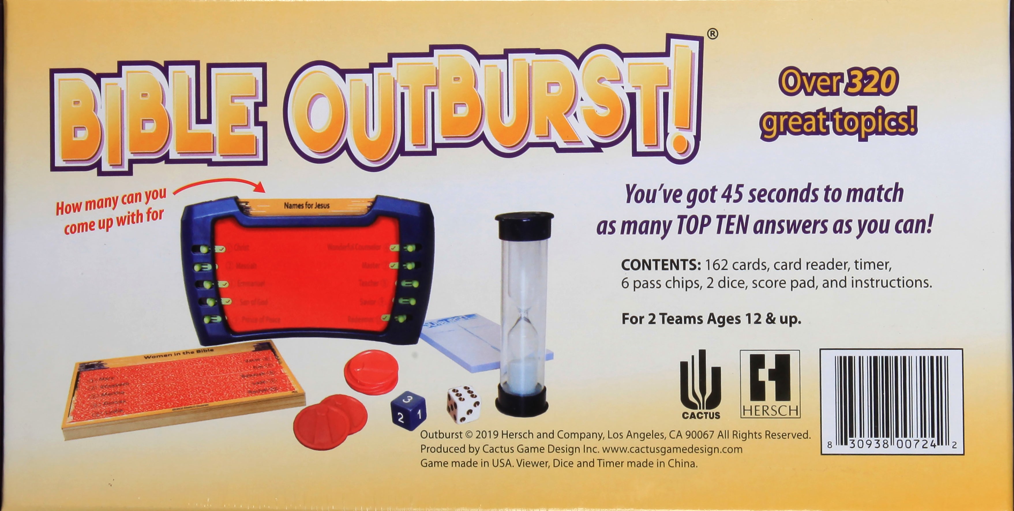 Board Game: Outburst (Bible Edition)