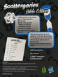 Board Game: Scattergories Bible Edition (2022 Edition, Ages 8+)