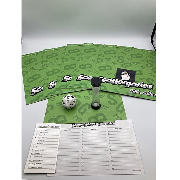 Board Game: Scattergories Bible Edition (2022 Edition, Ages 8+)