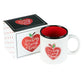 Ceramic Mug Teaching is a Work of Heart, White/Red/Black (384ml) (Teaching Is A Work Of Heart Series)