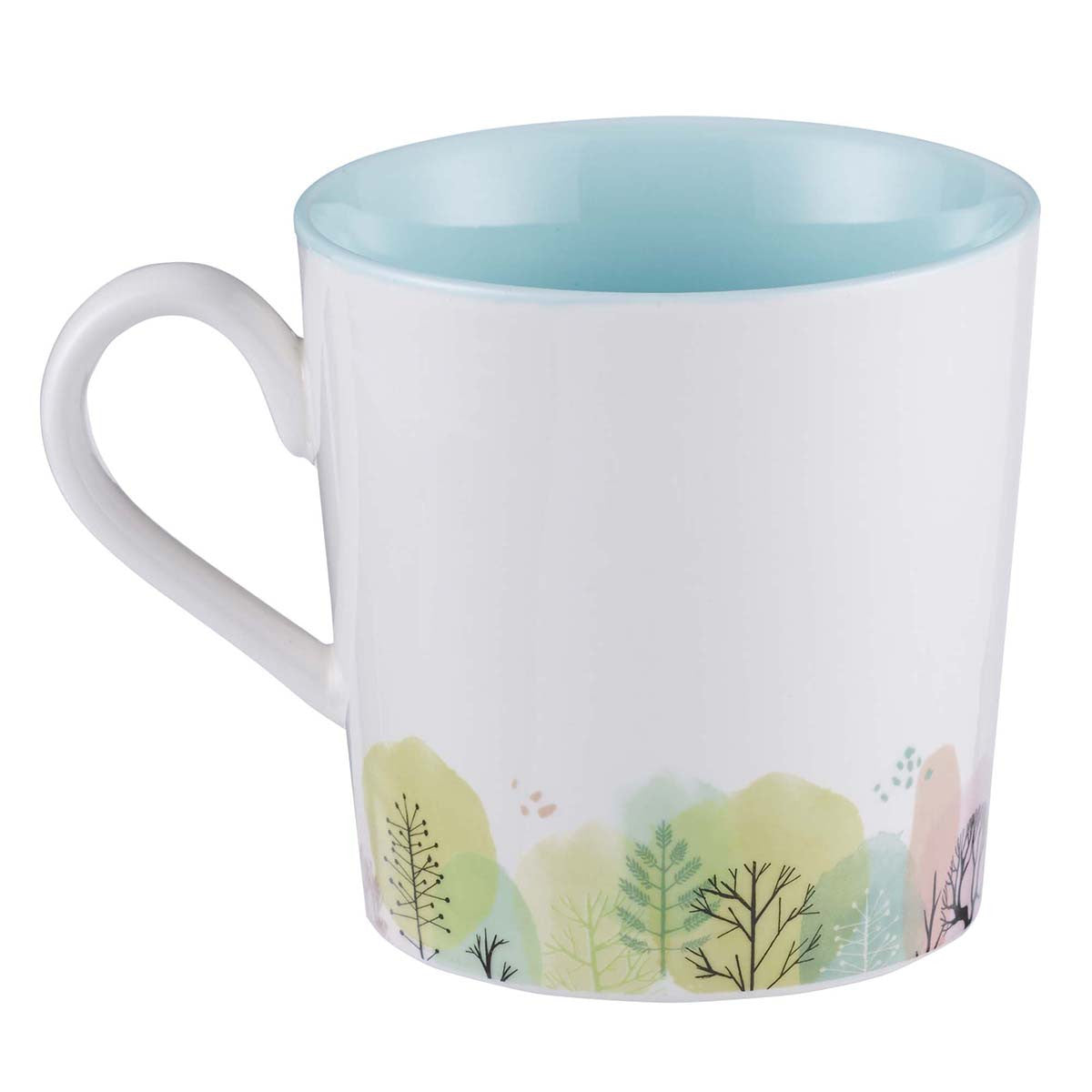 Ceramic Mug: Teachers Plant Seeds, Blue Inside (414ml)