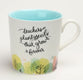 Ceramic Mug: Teachers Plant Seeds, Blue Inside (414ml)