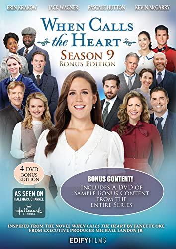 When Calls the Heart Complete Season 9 Bonus Edition (Movies #47-52, 4 DVDs)