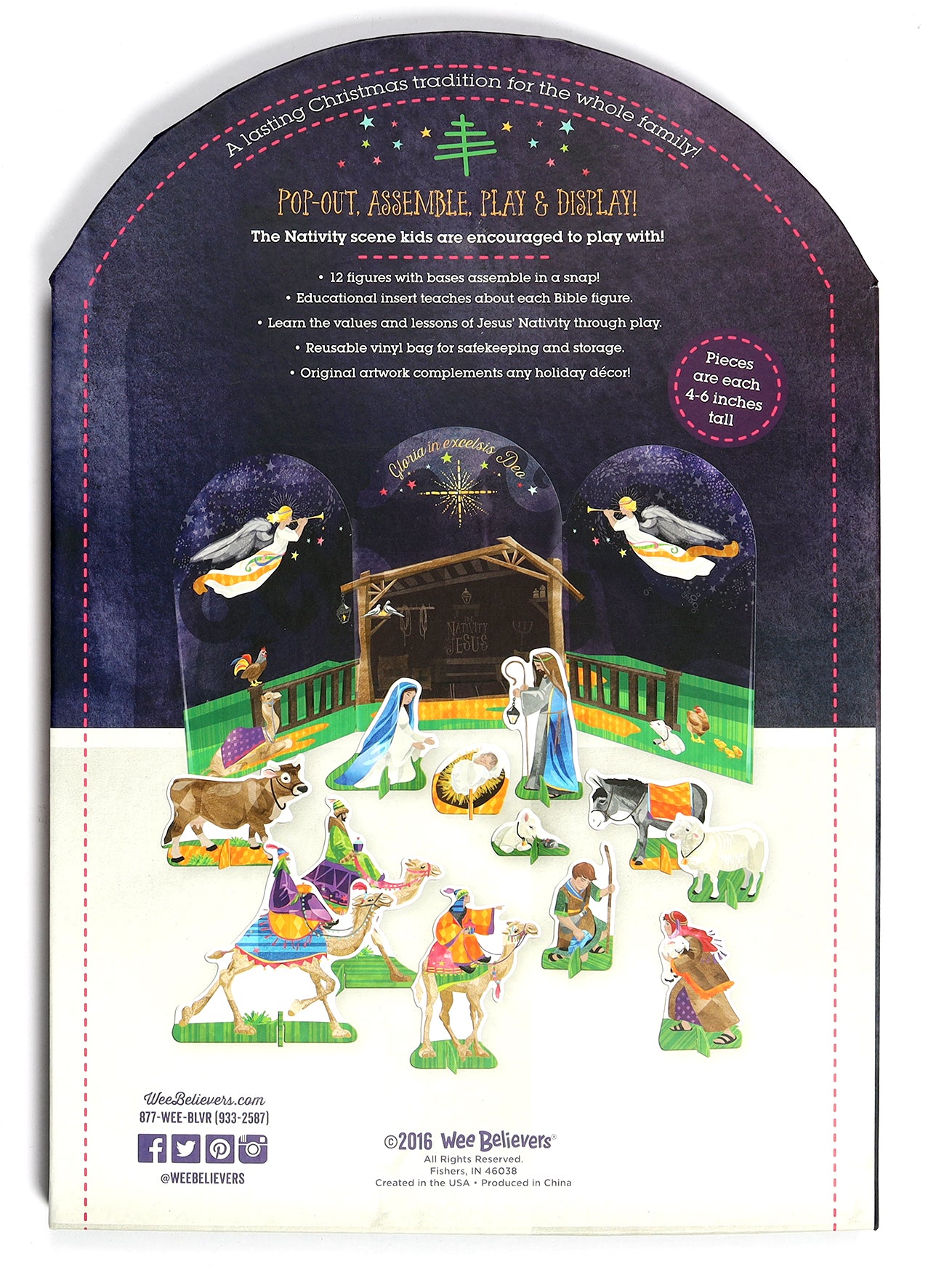 Wee Believers: My Pop-Out Nativity Set (Ages 3+)