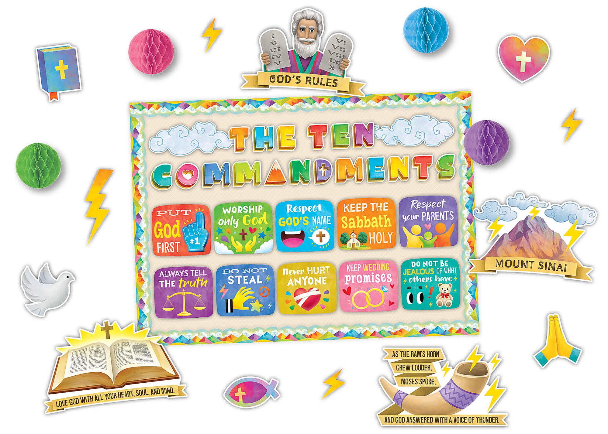 The Ten Commandments Create & Decorate Quick Kit