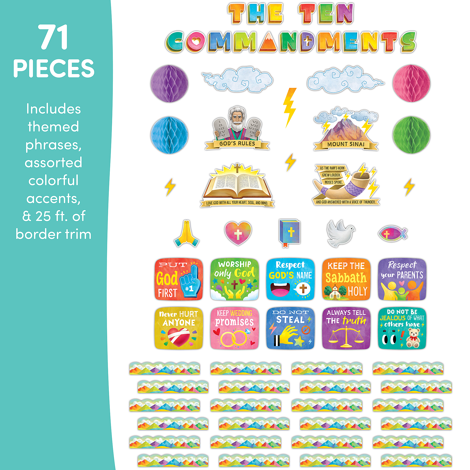 The Ten Commandments Create & Decorate Quick Kit