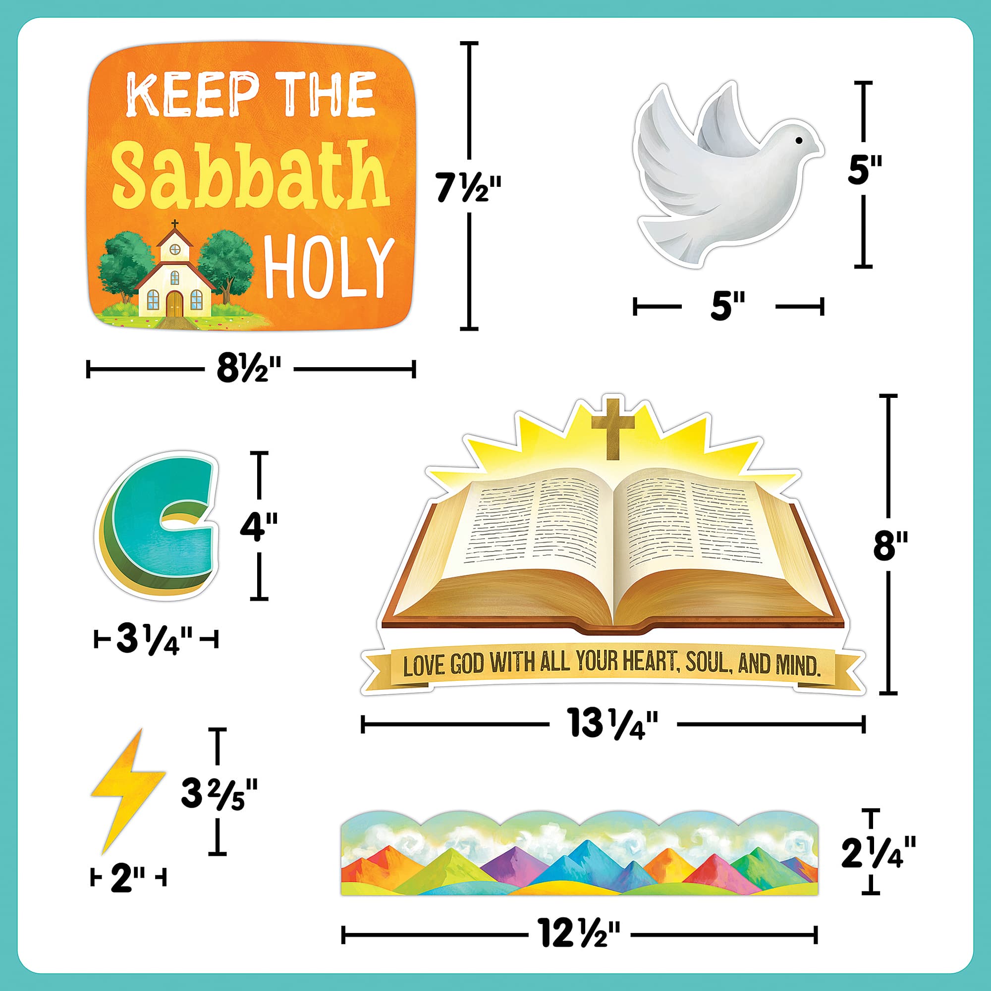 The Ten Commandments Create & Decorate Quick Kit