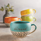 Ceramic Mug, 473ml: Blessed, Blue, Handcrafted Stoneware