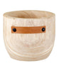 Planter-Grow In Grace (Paulownia Wood /Leather)