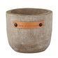 Planter-Love Grows Here (Paulownia Wood /Leather)
