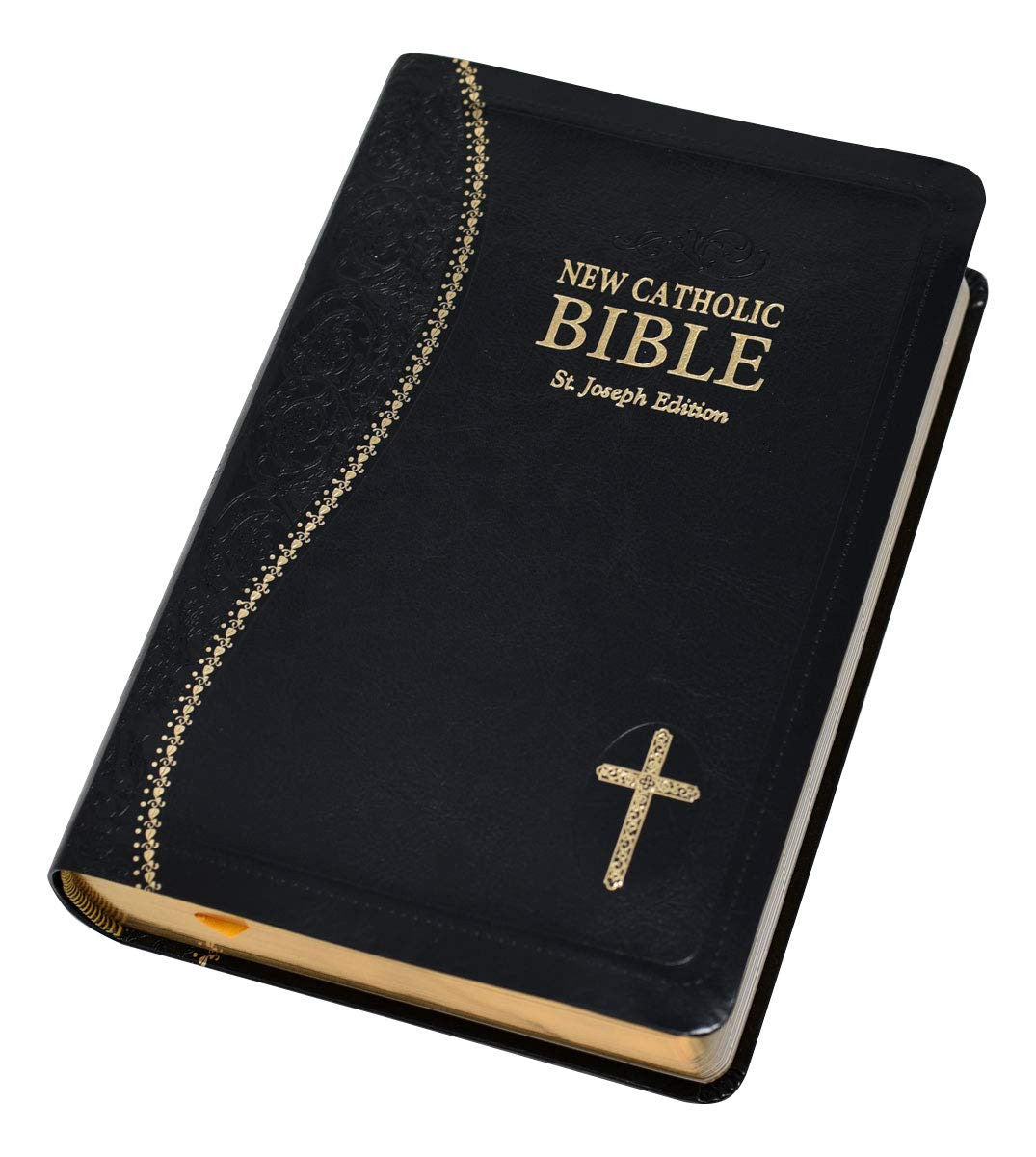 Ncb St. Joseph Edition Bible Black Dura-Lux