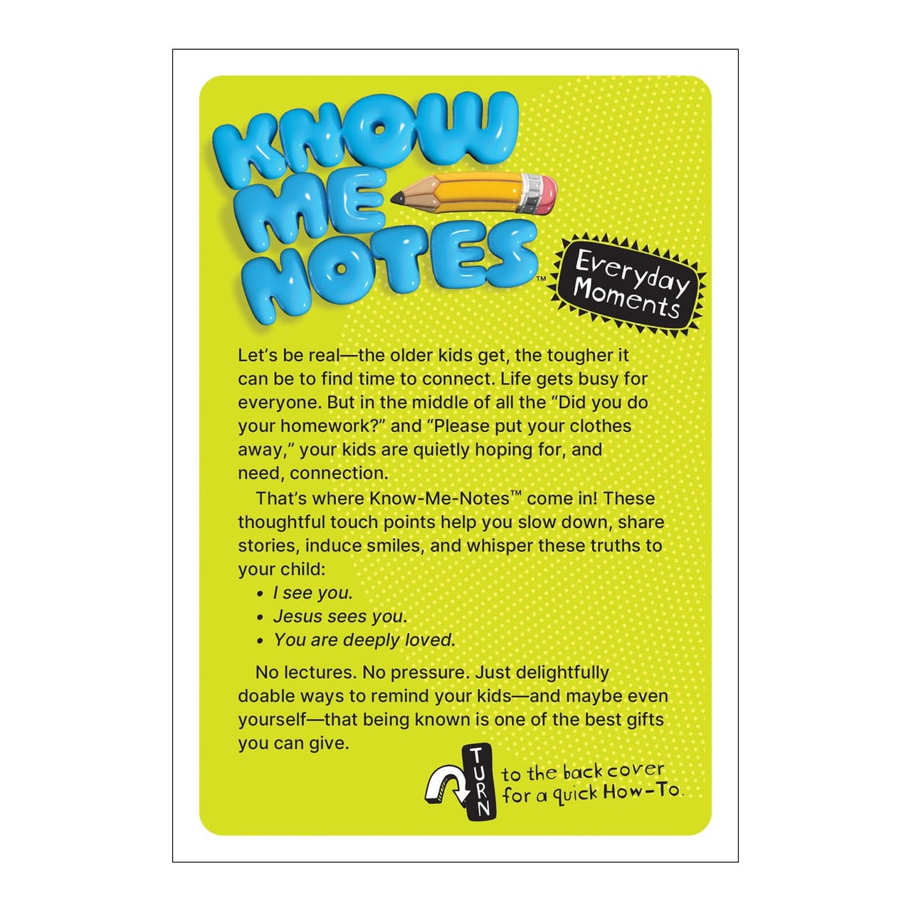 Know-Me-Notes: Everyday Moments