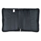 Bible Cover Large Classic, Be Strong & Courageous, Grey/Black Luxleather (Joshua 1: 9)