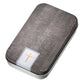Metal Keyring in Tin: John 3:16 Cross, Scripture Verse Stamped on Front and Back