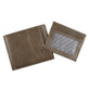 Leather Wallet: John 3:16 Cross, Taupe, Bi-Fold, Rfid-blocking, Gift Boxed