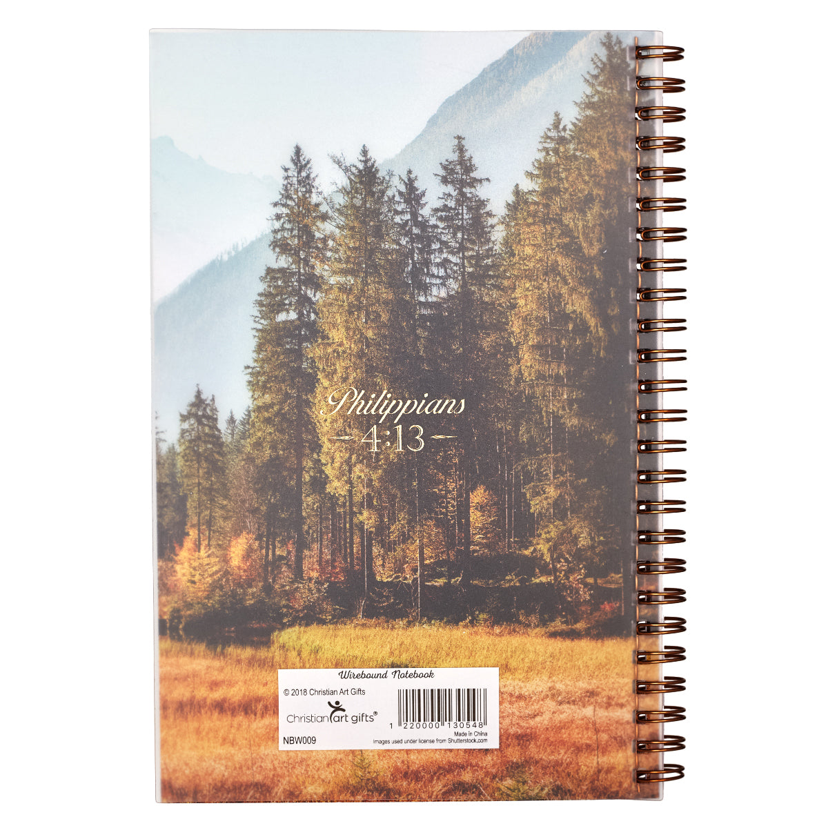 Notebook: I Can Do All Things Through Christ, Landscape