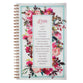 Notebook: Love is Patient, Love is Kind, Pink Floral (1 Cor 13)