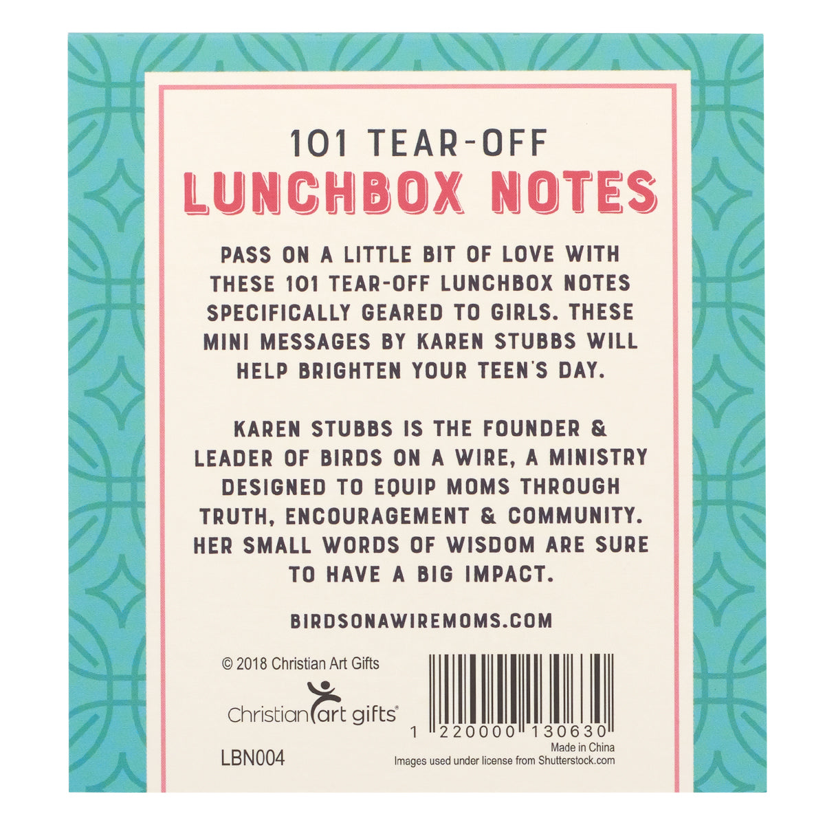 Lunchbox Notes: 101 Tear-Off Sheets For Girls