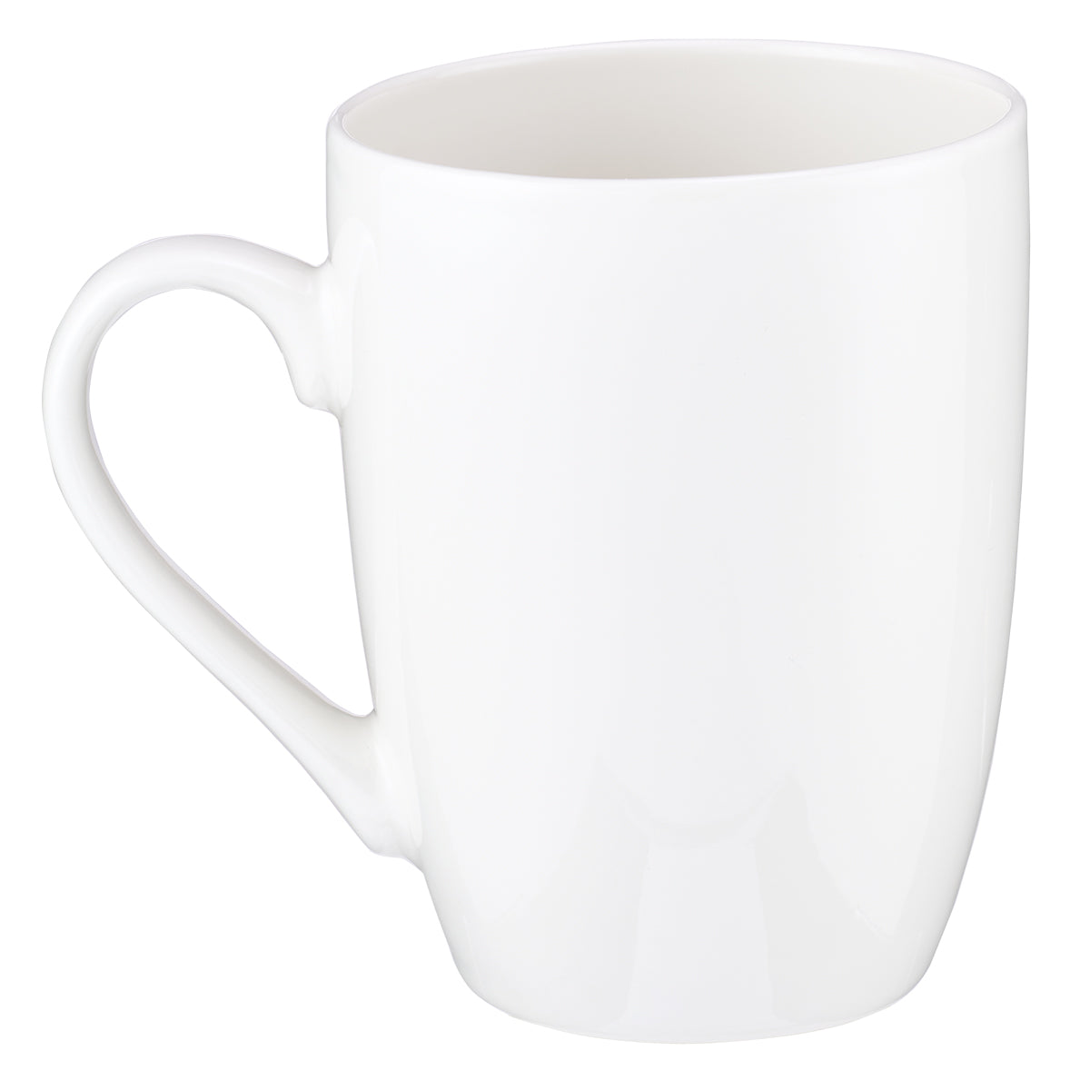 Ceramic Mug: My Grace is Sufficient For You, Pink/Purple Floral Wreath (2 Cor 12:9)