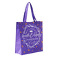 Reusable Tote Bag: She is Clothed With Strength & Dignity....Purple/White/Orange