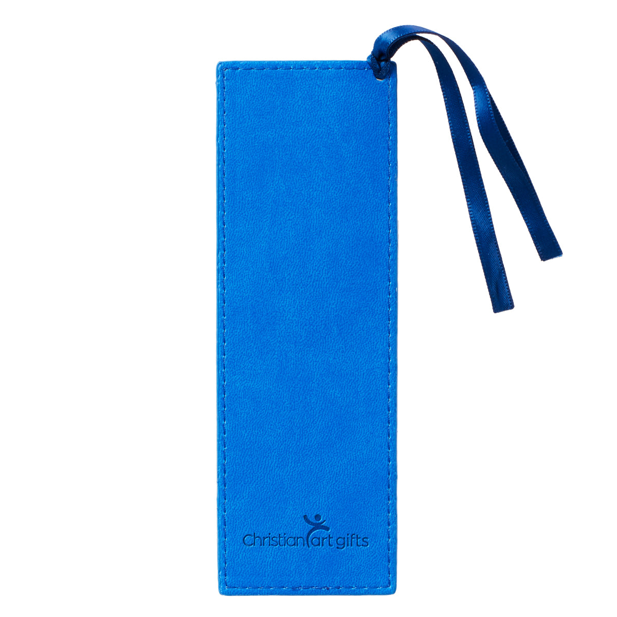 Bookmark: Trust in the Lord, Blue/Blue Ribbon (Prov 3:5-6)