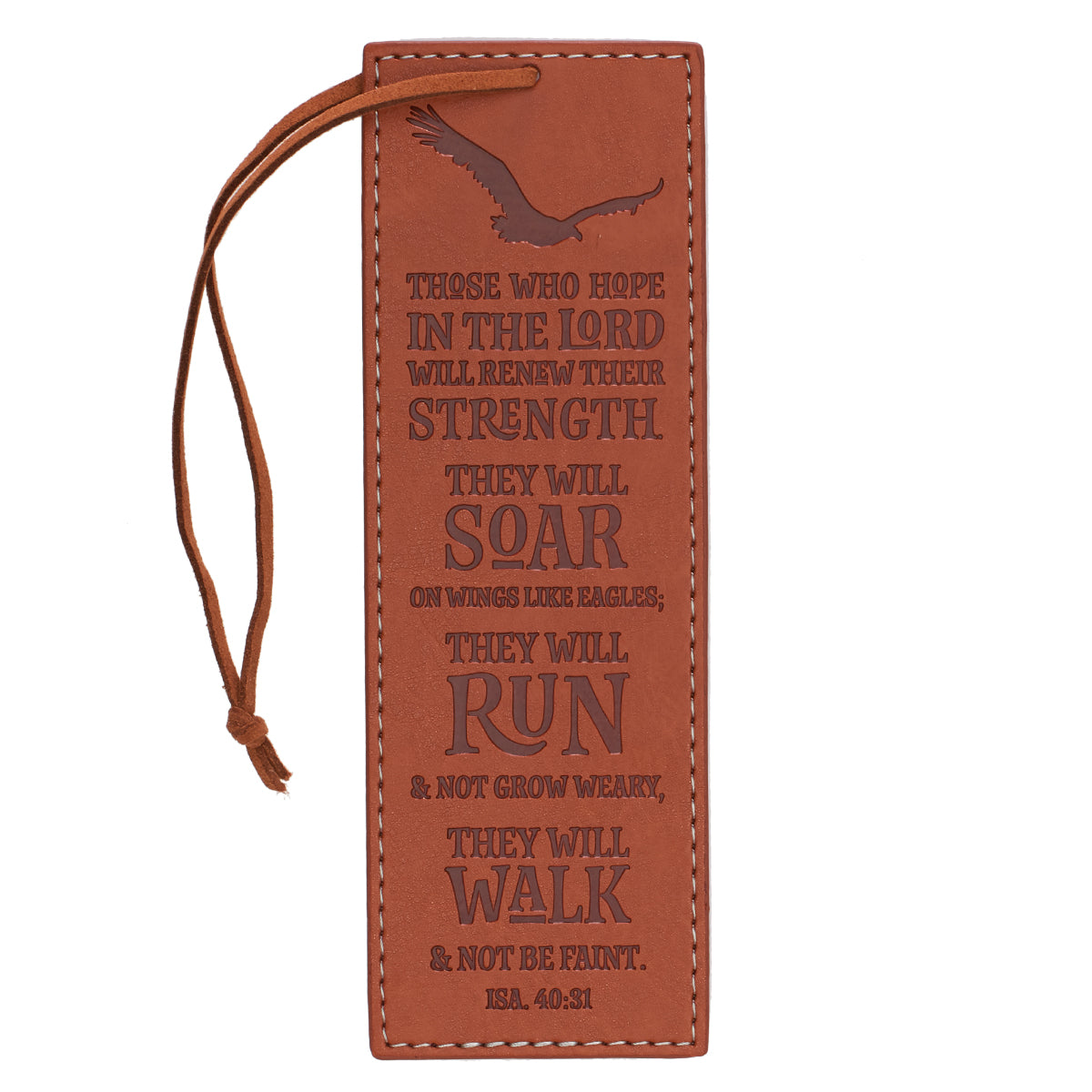 Bookmark: Those Who Hope in the Lord...Brown/Brown Cord Tassel (Isa 40:31)