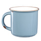 Camp Style Ceramic Mug: I Can Do All Things Through Christ, Blue/White (Phil 4:13)