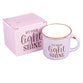 Camp Style Ceramic Mug: Let Your Light Shine, Lavendar/White (390ml)