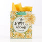 Gift Bag Small: Be Joyful Always, Yellow Flowers (1 Thess 5:16)