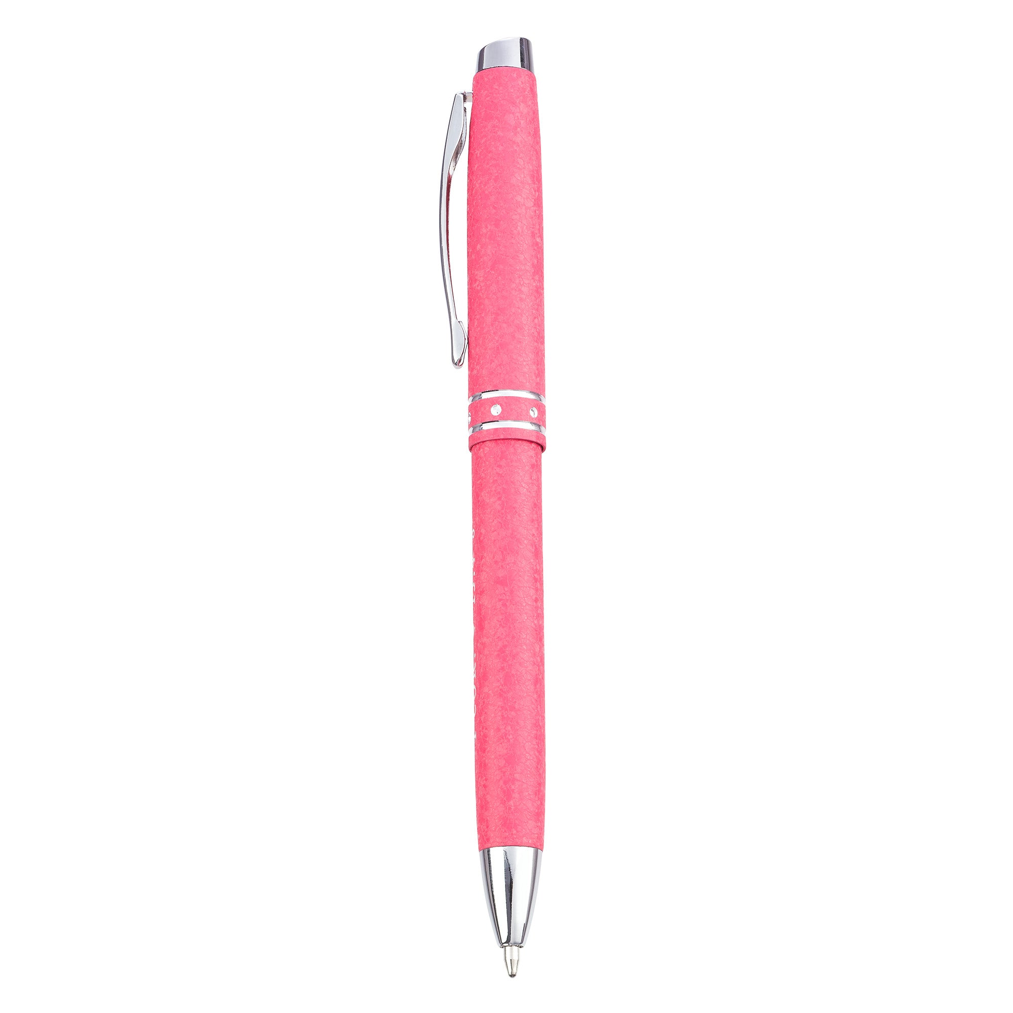 Ballpoint Hologram Pen: Love is Patient, Pink/Gold